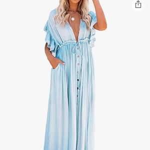 Boho Swimsuit Coverup Dress